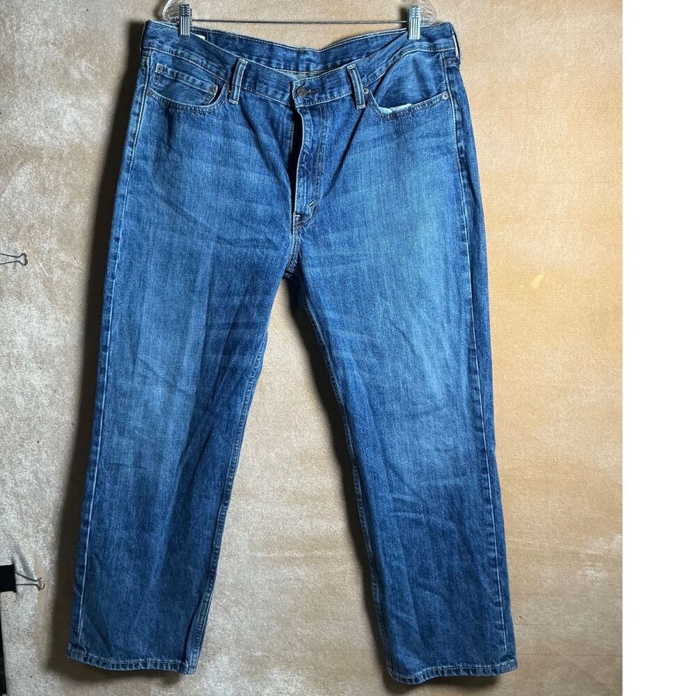 Levi Strauss‎ 514 Straight Fit Blue Denim Jeans Men's Size 40x30